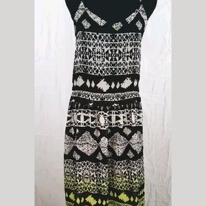 Ombre tribal maxi dress